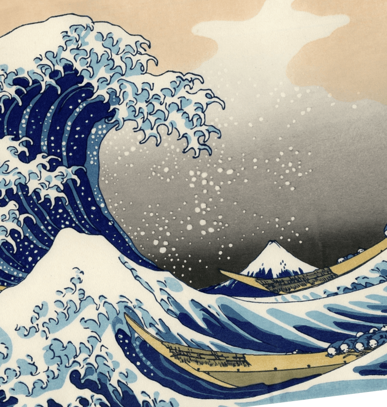 Hokusai's The Great Wave off Kanagawa